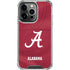 University of Alabama Maroon Jersey iPhone 14 Pro Clear Case